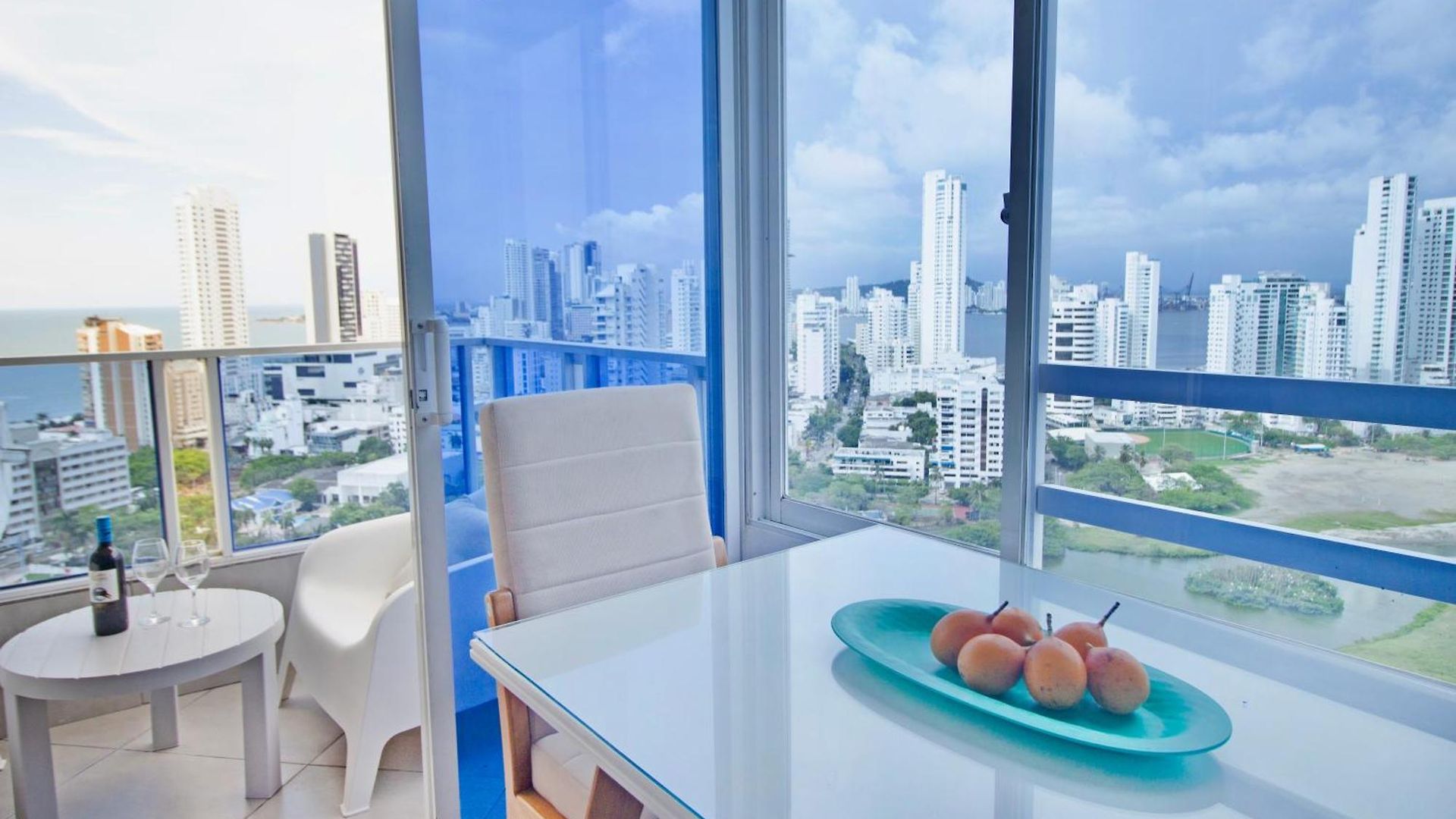 Apartamento Riviera Sunrise - Frente Al Mar Y Vista Panorámica A Toda La Ciudad Cartagena
