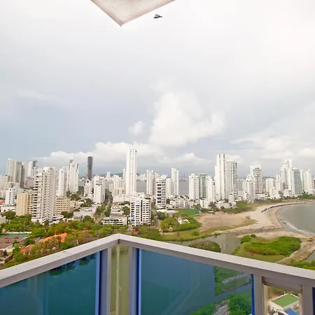 Riviera Sunrise - Frente Al Mar Y Vista Panoramica A Toda La Ciudad * Cartagena