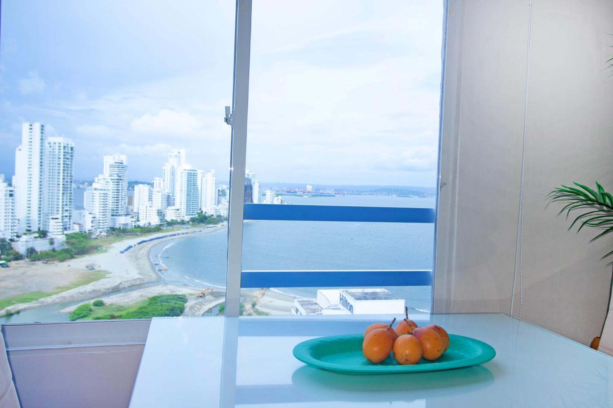 Apartment Riviera Sunrise - Frente Al Mar Y Vista Panoramica A Toda La Ciudad Cartagena