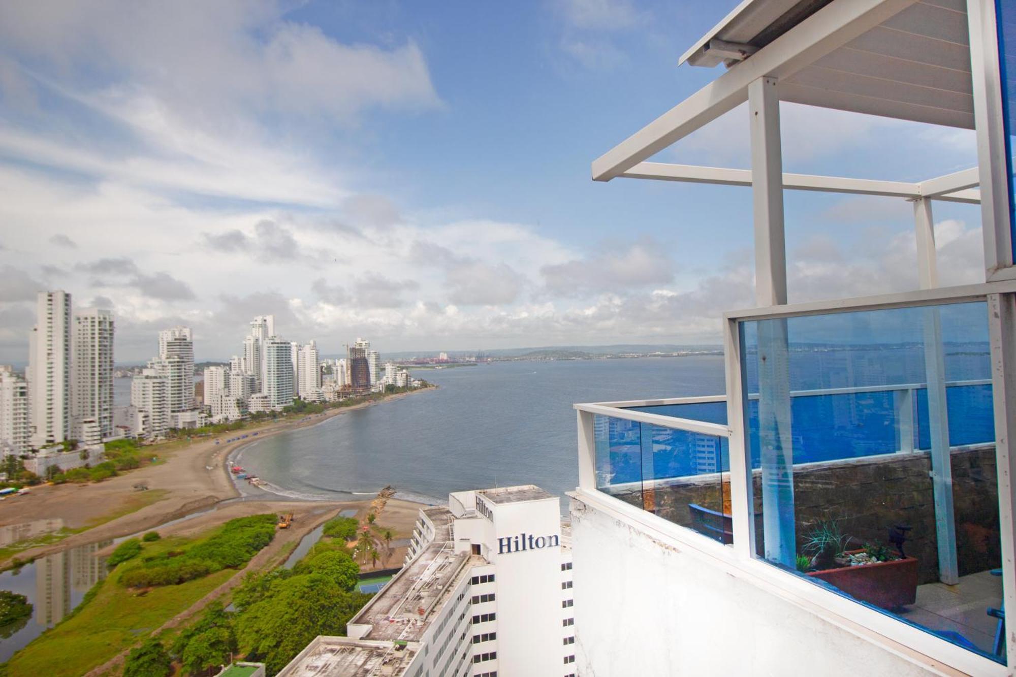 Apartment Riviera Sunrise - Frente Al Mar Y Vista Panoramica A Toda La Ciudad Cartagena