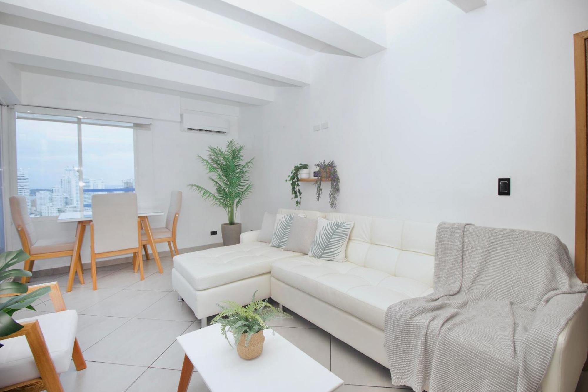 Apartamento Riviera Sunrise - Frente Al Mar Y Vista Panorámica A Toda La Ciudad Cartagena